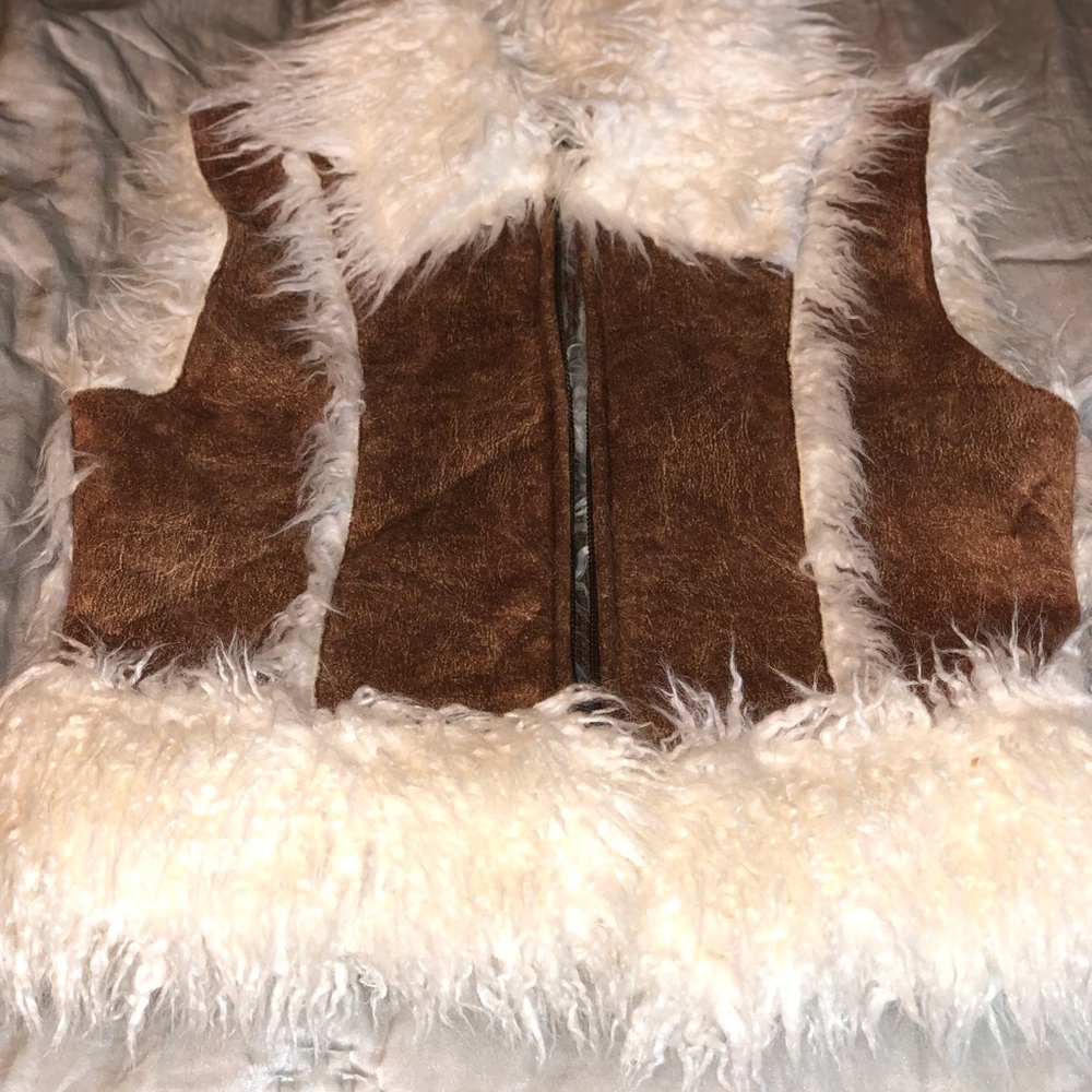 Bebe Faux suede Vest.